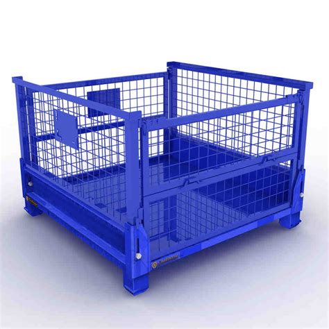 steel pallet box used|extra large pallet boxes.